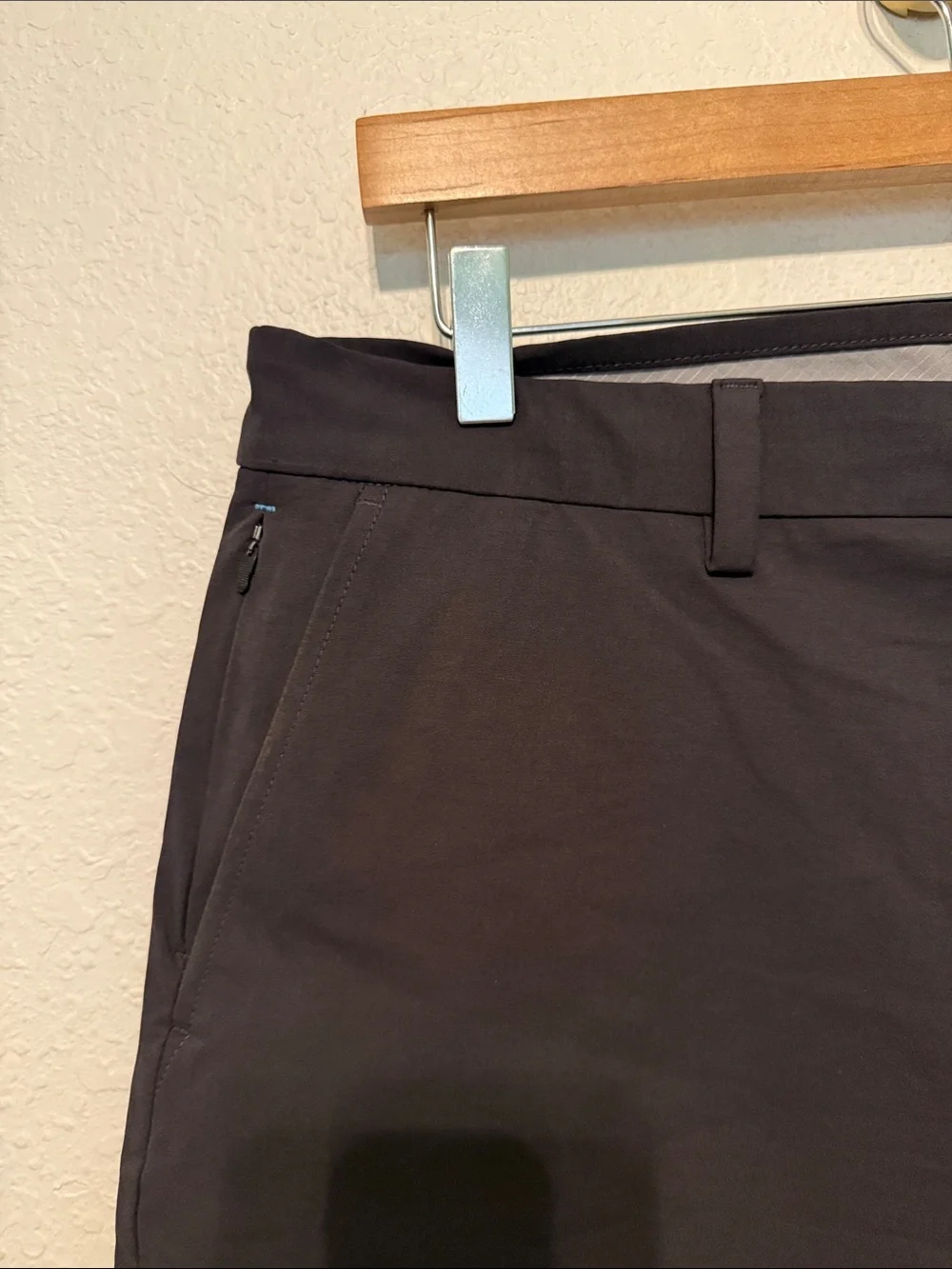 Vineyard Vines On The Go Shorts 34 Charcoal Gray Performance OTG Tech Golf